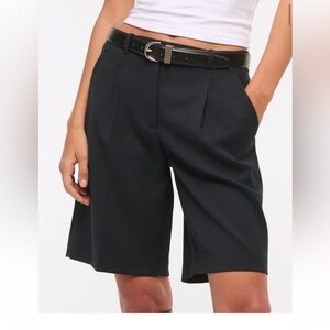Abercrombie & Fitch Black Women's Bermuda Shorts
